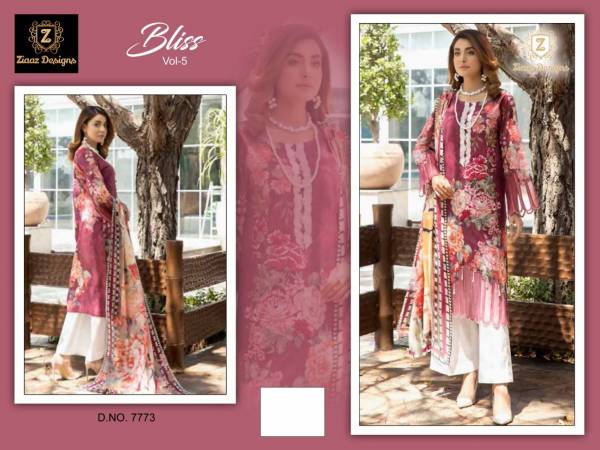Ziaaz Designs Bliss 4 And 5 Latest Designer Festive Wear Pakistani Salwar Kameez